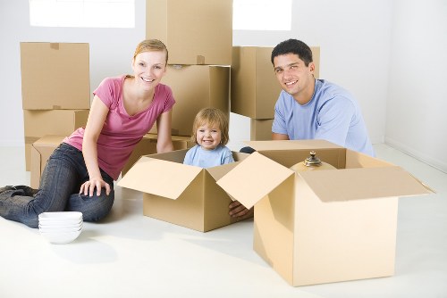 Man and van moving boxes and furniture in Finsbury Park