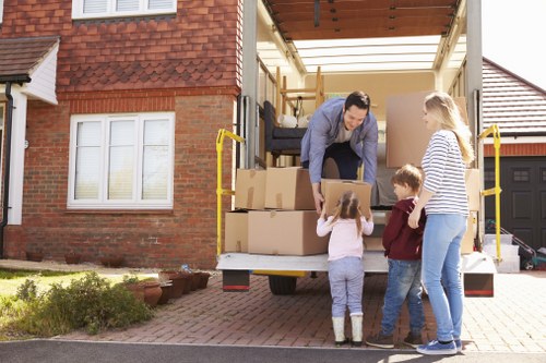 Removal company helping with a home move in Finsbury Park