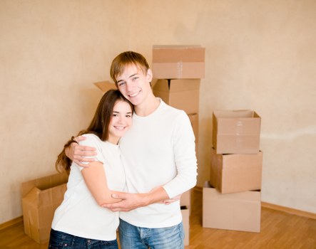 Packing supplies and labelled boxes ready for a local move in Finsbury Park