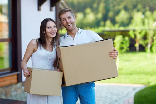 Local removals team handling a property move near Finsbury Park