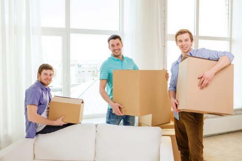 Furniture collection and delivery by man and van team