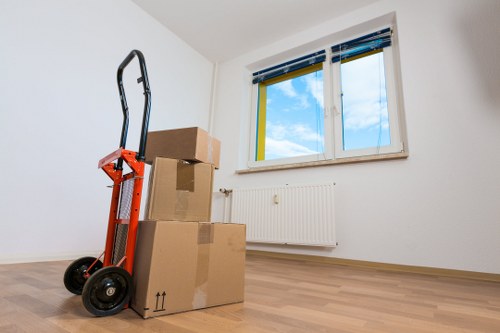 Commercial removals for a local office or business in North London