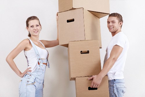 Local removals team handling a flat move in Finsbury Park