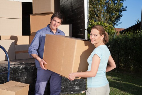 Careful loading and delivery support for North London customers