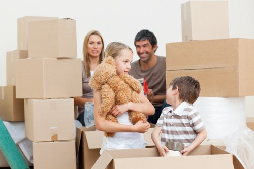 Professional moving team handling belongings in Finsbury Park